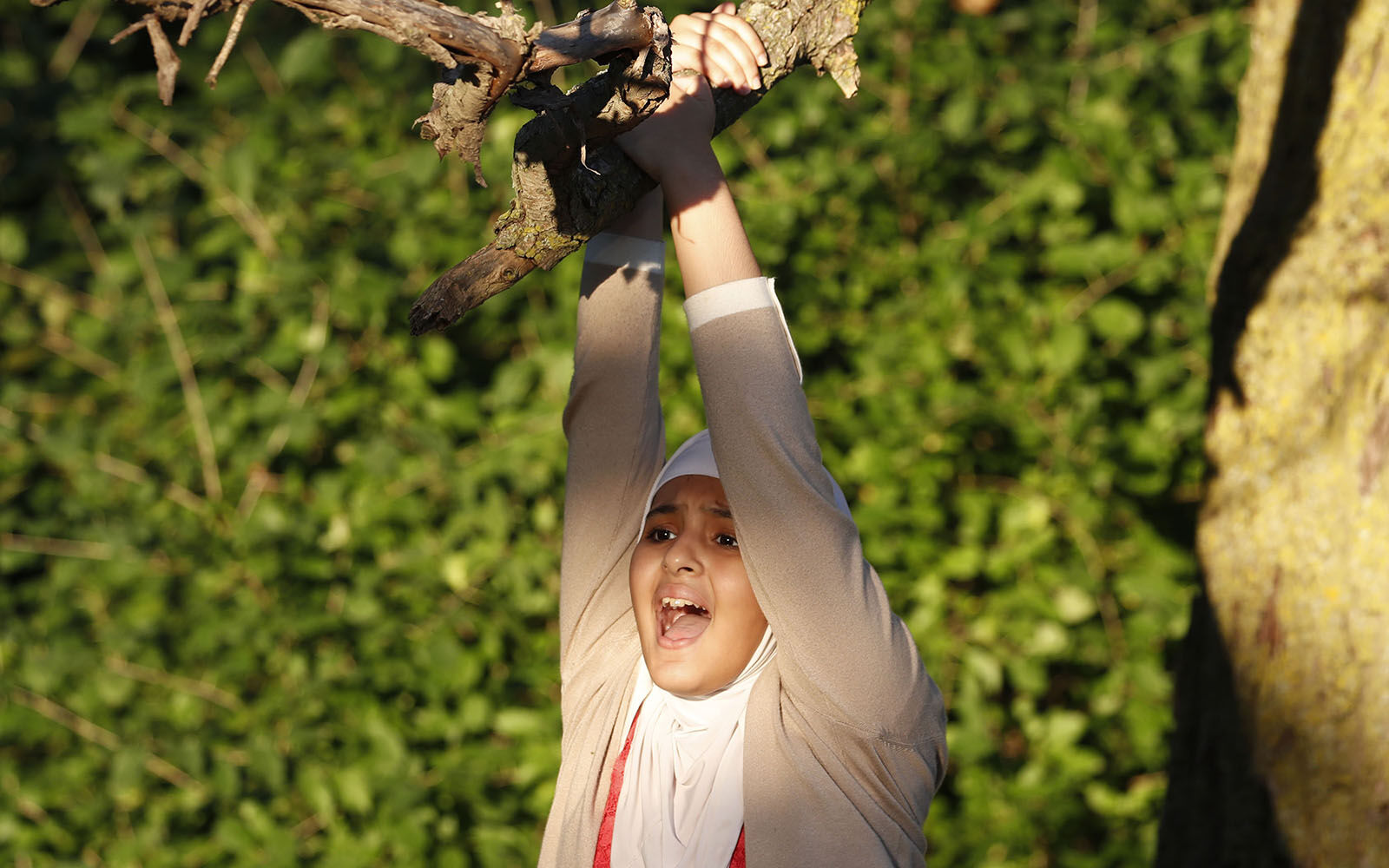 Hanging around